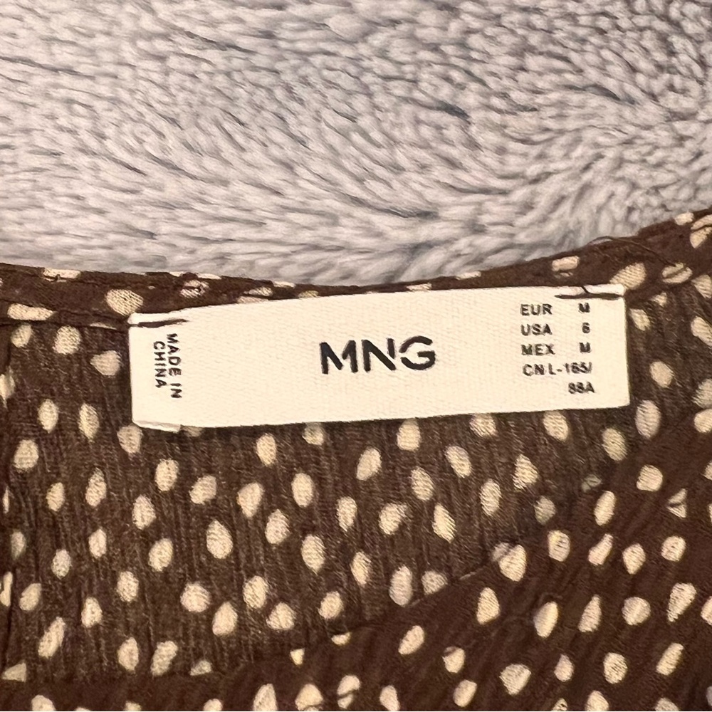 Mango Brown Ribbed Ruffled Sundress - Picture 10 of 10